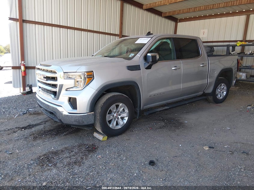 Vin: 1gtp8bek1mz161505, lot: 46632377, gmc sierra 1500 2wd  short box sle 20212