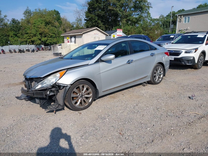 HYUNDAI SONATA 2012 VIN 5NPEC4AC6CH412153