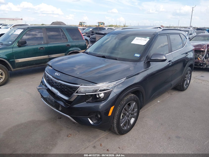 Vin: kndeu2aa5m7173099, lot: 46632453, kia seltos s 20212