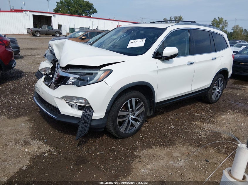 Vin: 5fnyf6h05hb068803, lot: 46632455, honda pilot elite 20172