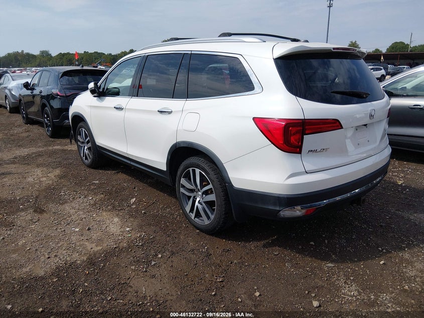Vin: 5fnyf6h05hb068803, lot: 46632455, honda pilot elite 20173