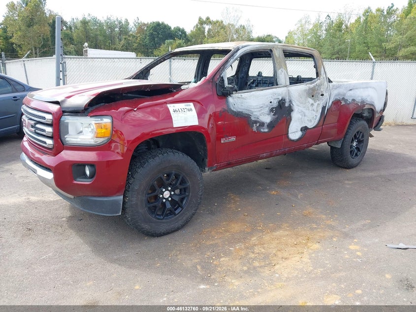 Vin: 1gtp6ce14h1256955, lot: 46632493, gmc canyon sle 20172
