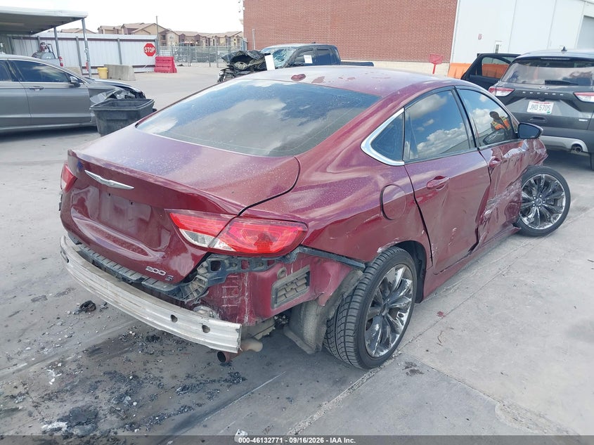 Vin: 1c3cccbbxfn594312, lot: 46632504, chrysler 200 s 20154