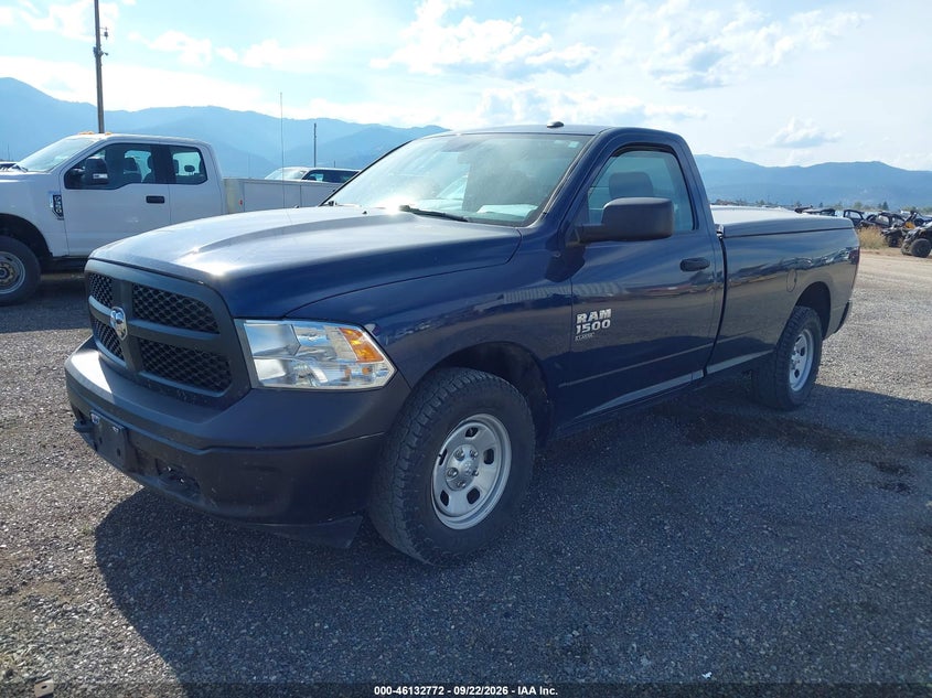 Vin: 3c6jr7dg1mg664004, lot: 46632506, ram 1500 classic tradesman  4x4 8' box 20212