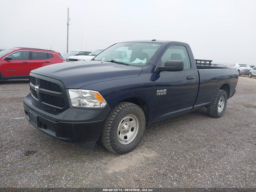 2018 Ram 1500 Tradesman 4X2 8' Box, Обычный износ, IAAI, VIN 3C6JR6DG9JG323584 — фото 2