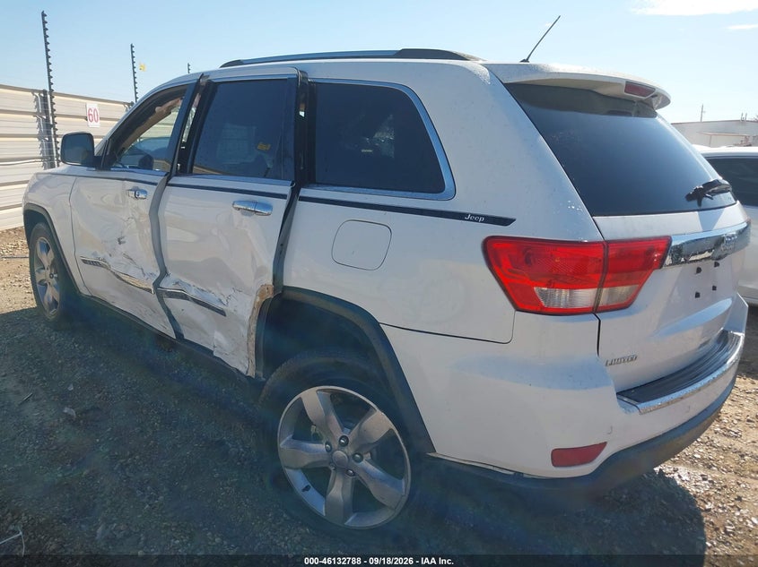 Vin: 1c4rjebg7dc546519, lot: 46632521, jeep grand cherokee limited 20133