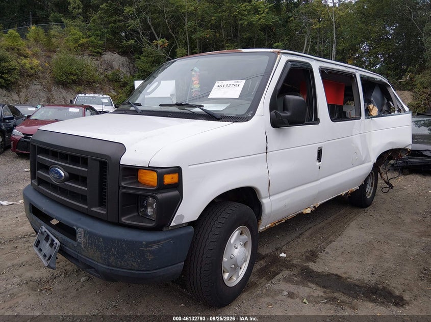 2008 Ford Econoline, Удар ззаду, IAAI, VIN 1FTNS24W38DB16534 — фото 2