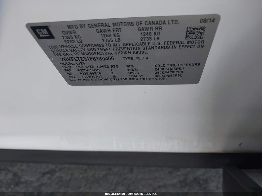 2015 GMC TERRAIN SLT-2 · Photo 9
