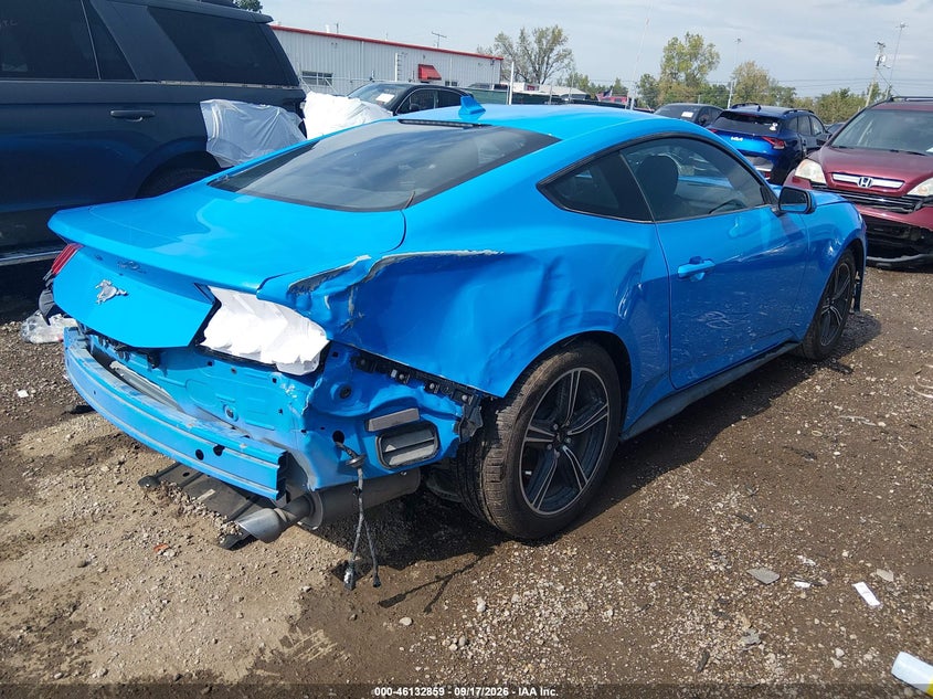 Vin: 1fa6p8th1s5101405, lot: 46632592, ford mustang ecoboost fastback 20254