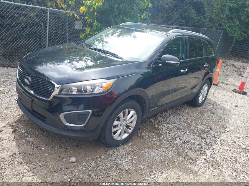 Vin: 5xypgda59hg202899, lot: 46632627, kia sorento lx/l 20172