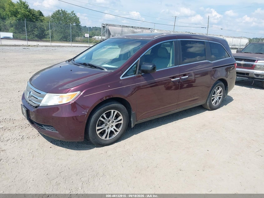 Vin: 5fnrl5h6xbb065477, lot: 46632649, honda odyssey exl 20112