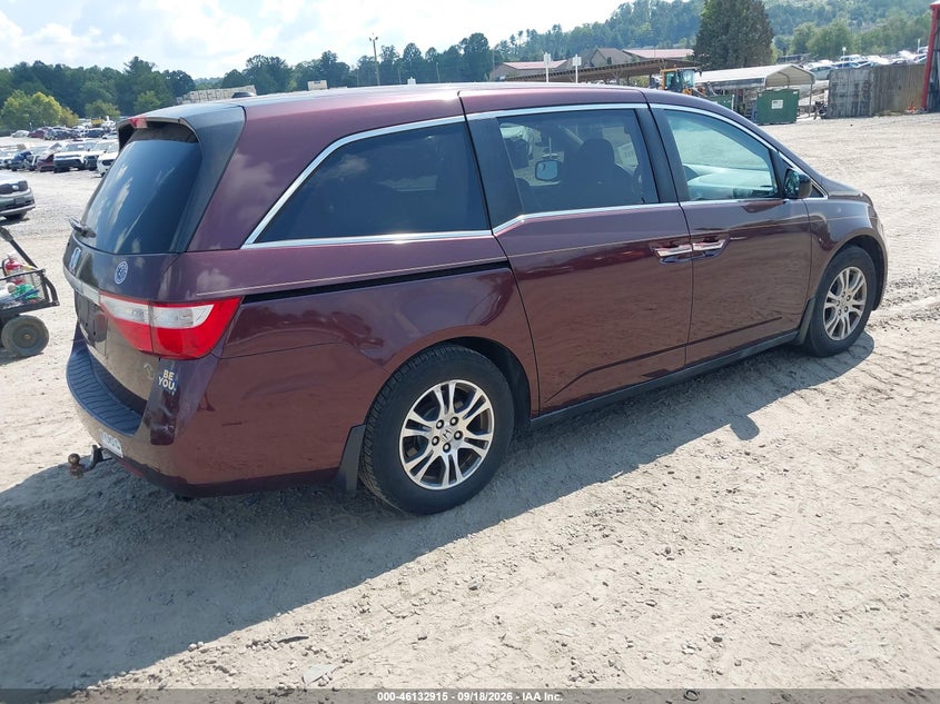Vin: 5fnrl5h6xbb065477, lot: 46632649, honda odyssey exl 20114