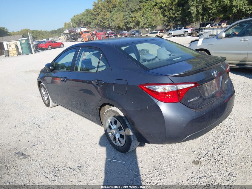 Vin: 2t1bprhe9ec097270, lot: 46632736, toyota corolla le eco 20143