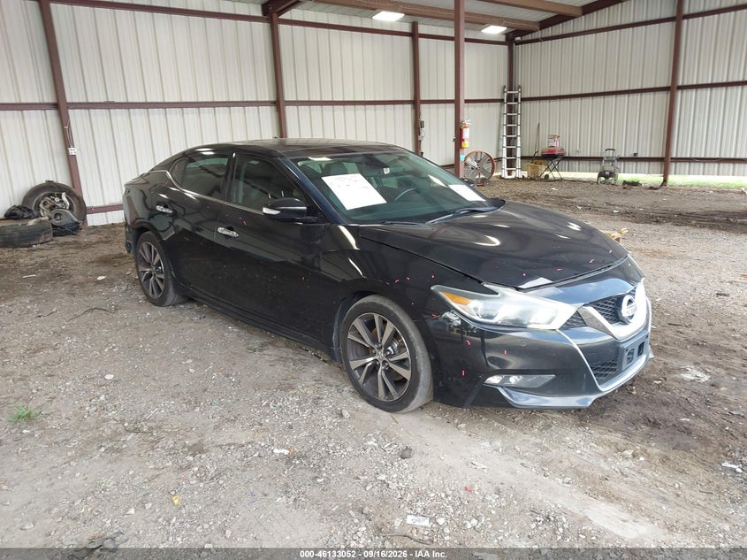2016 Nissan Maxima 3.5 Platinum, Rear, IAAI, VIN 1N4AA6AP1GC413043
