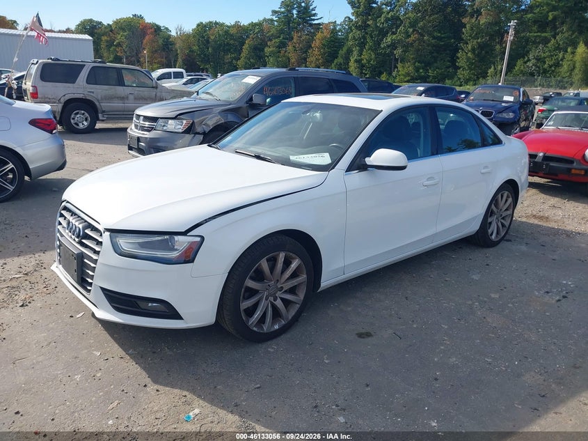 Vin: wauffafl8dn007638, lot: 46632789, audi a4 2.0t premium 20132