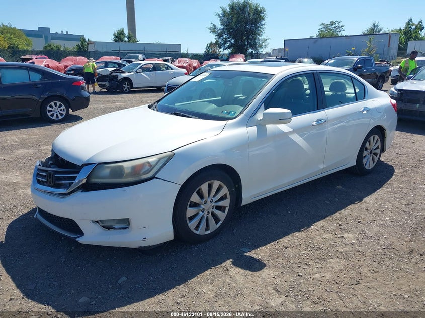 Vin: 1hgcr2f81ea242858, lot: 46632834, honda accord ex-l 20142