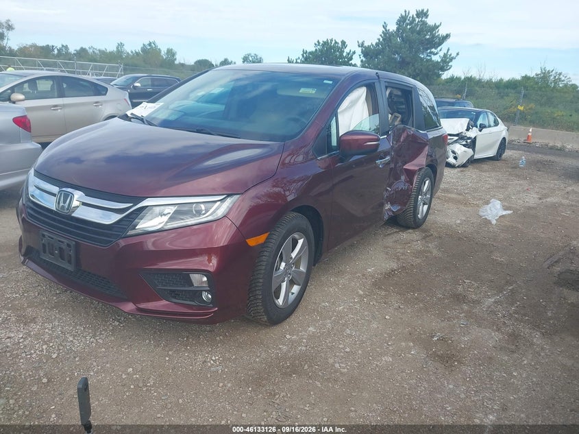Vin: 5fnrl6h79lb041638, lot: 46632859, honda odyssey ex-l/ex-l w/navi   res 20202