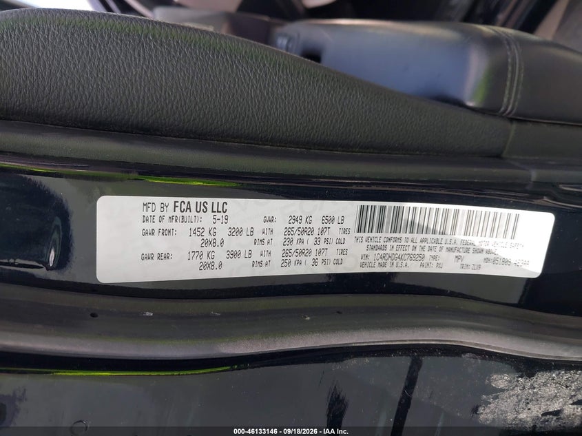 2019 DODGE DURANGO GT PLUS RWD · Photo 9