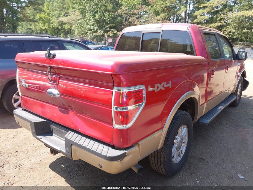 Vin: 1ftfw1et8cfb21815, lot: 46632884, ford f-150 lariat 20124