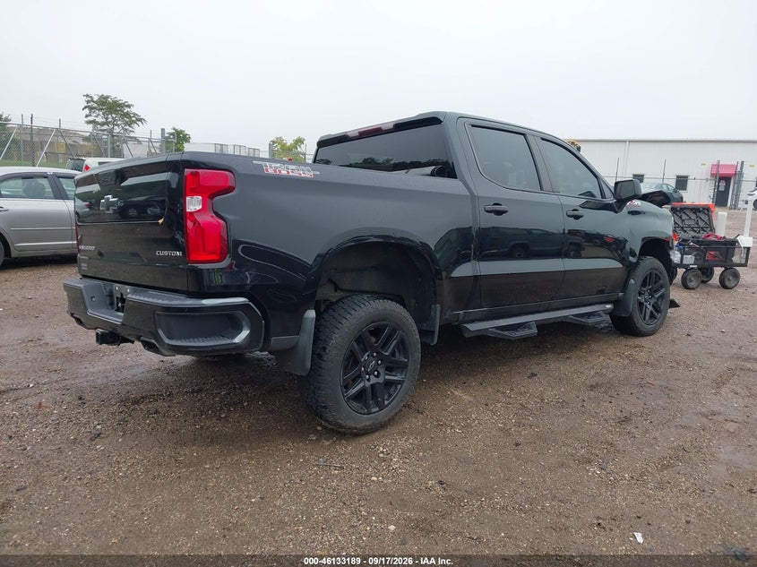 Vin: 3gcpycel9mg292762, lot: 46632922, chevrolet silverado 1500 4wd  short bed custom trail boss 20214