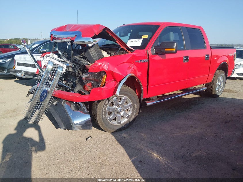 Vin: 1ftfw1ef0dkf04425, lot: 46632927, ford f-150 xlt 20132
