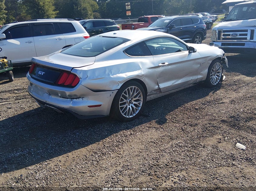 Vin: 1fa6p8cf8h5236887, lot: 46632932, ford mustang gt premium 20174