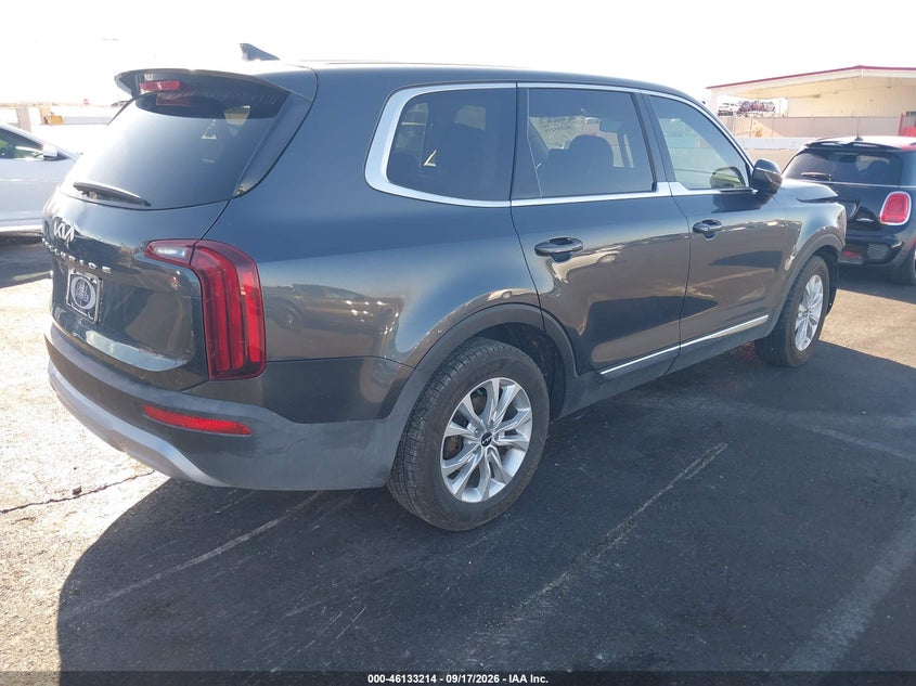 Vin: 5xyp2dhc7ng204231, lot: 46632947, kia telluride lx 20224