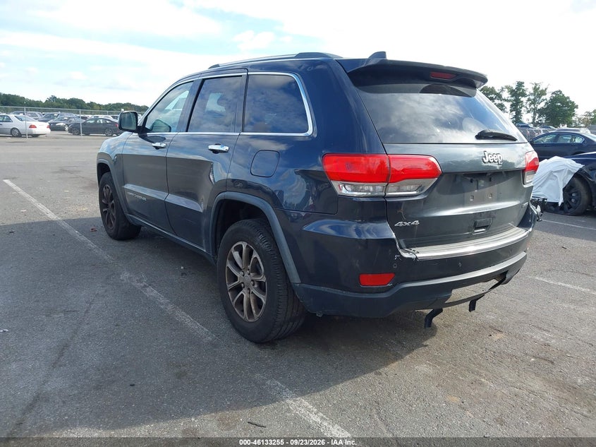 Vin: 1c4rjfbg9fc692722, lot: 46632988, jeep grand cherokee limited 20153