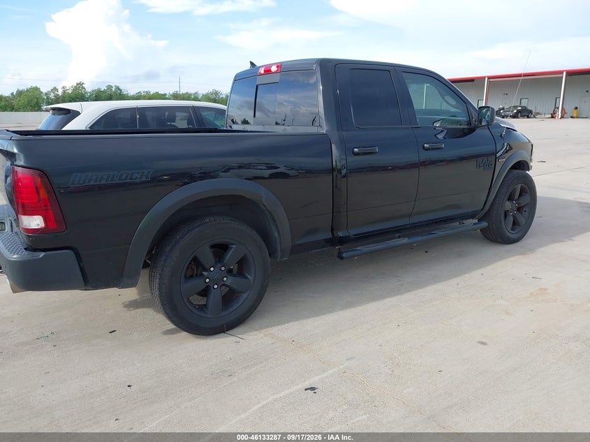 Vin: 1c6rr6gt9ks697487, lot: 46633021, ram 1500 classic warlock  4x2 6'4 box 20194