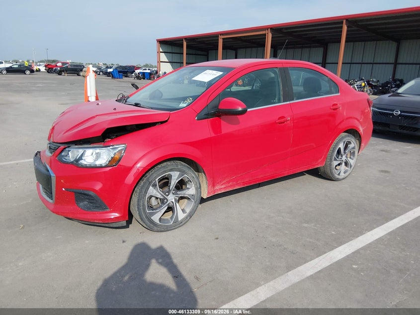 Vin: 1g1jf5sb9k4123766, lot: 46633042, chevrolet sonic premier auto 20192