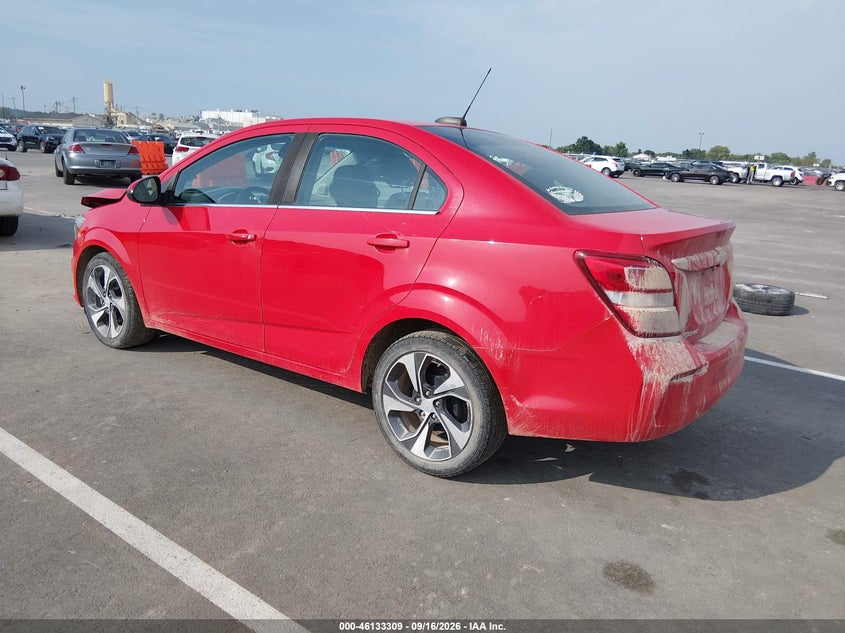 Vin: 1g1jf5sb9k4123766, lot: 46633042, chevrolet sonic premier auto 20193