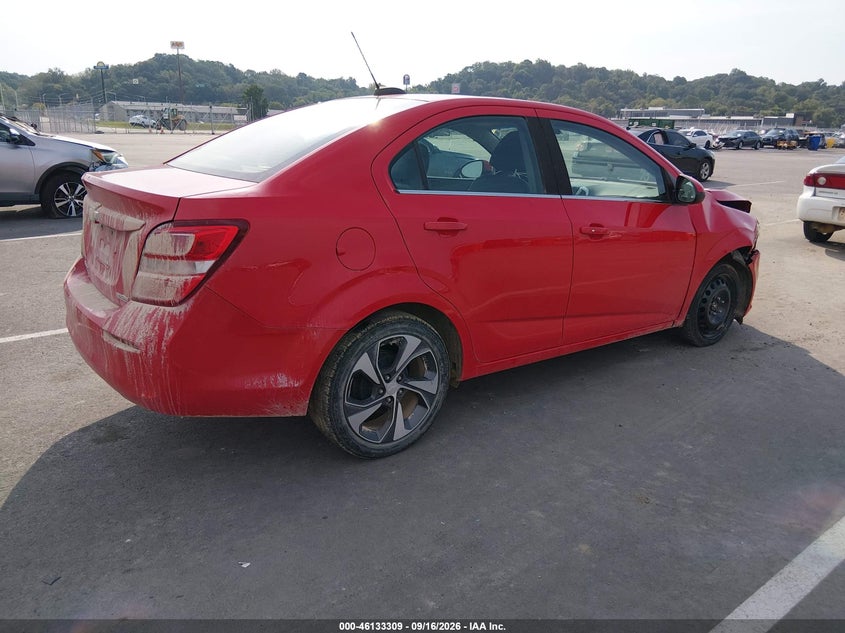 Vin: 1g1jf5sb9k4123766, lot: 46633042, chevrolet sonic premier auto 20194