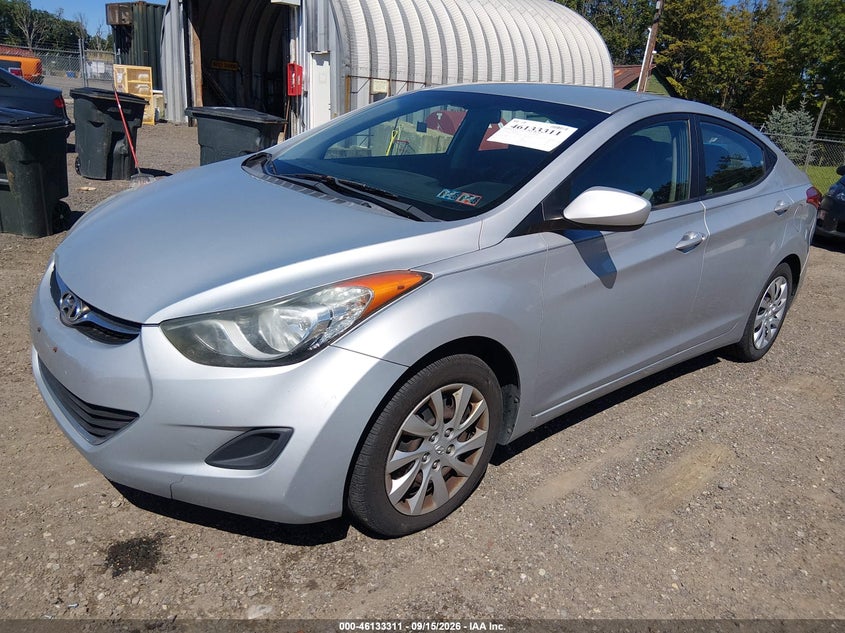 2011 Hyundai Elantra, Обычный износ, IAAI, VIN 5NPDH4AE5BH041807 — фото 2