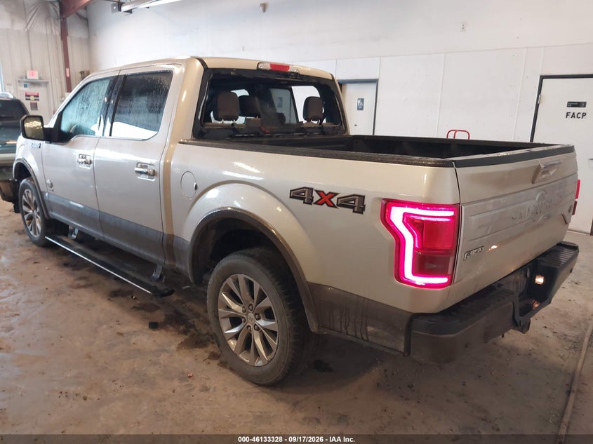 Vin: 1ftew1eg6hfa66724, lot: 46633061, ford f-150 king ranch 20173