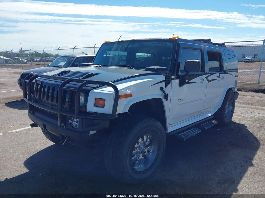 2003 Hummer H2, Изъятое, IAAI, VIN 5GRGN23U23H126813 — фото 2