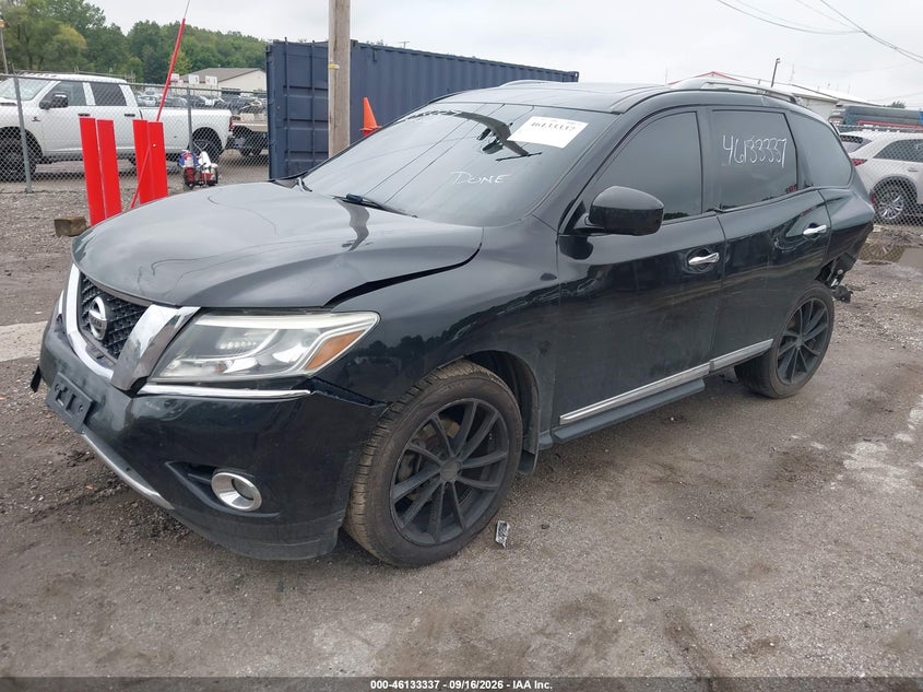 Vin: 5n1ar2mn8fc682558, lot: 46633070, nissan pathfinder platinum 20152