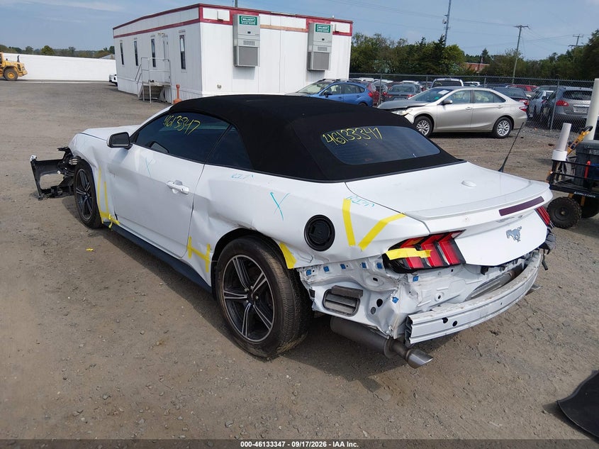 Vin: 1fagp8uh1r5124440, lot: 46633080, ford mustang ecoboost premium 20243