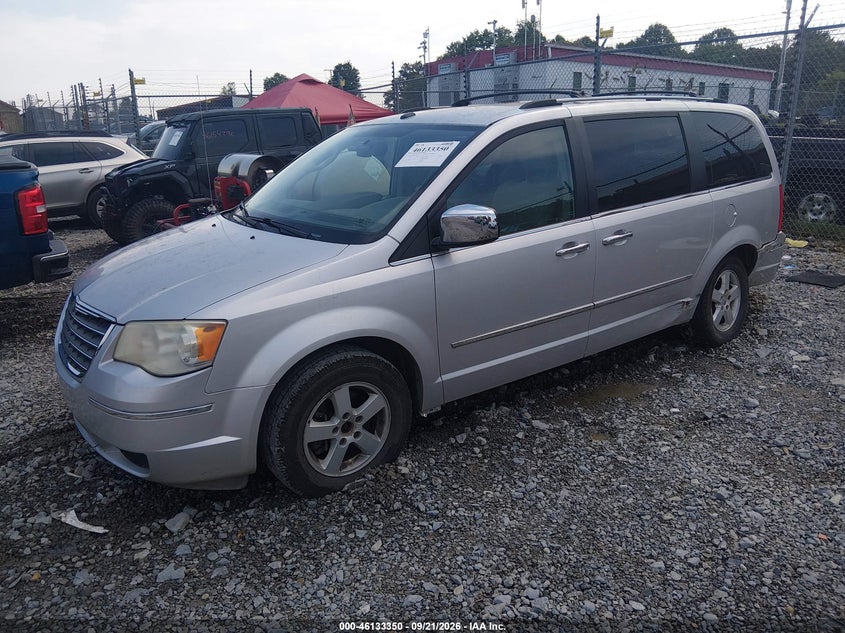 Vin: 2a4rr6dx6ar124007, lot: 46633083, chrysler town & country limited 20102