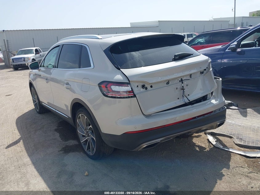 Vin: 2lmpj8kp1mbl00364, lot: 46633091, lincoln nautilus reserve 20213
