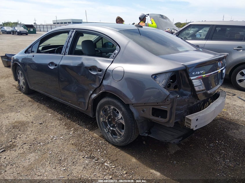 Vin: 19xfb4f33fe001317, lot: 46633105, honda civic hybrid 20153