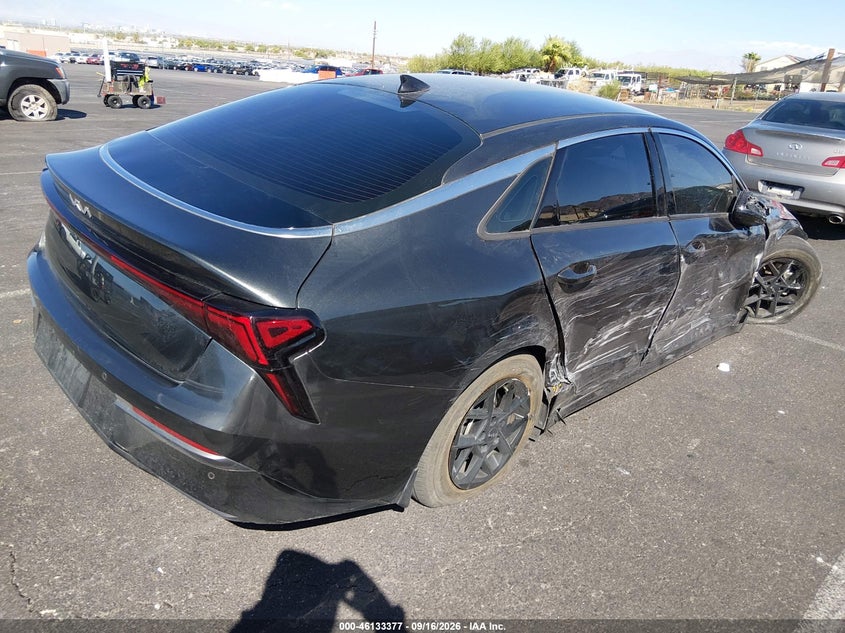 Vin: knag24j76s5293160, lot: 46633110, kia k5 lxs 20254