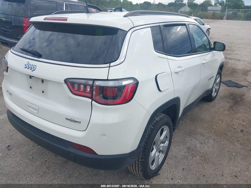 Vin: 3c4njdbb0jt373505, lot: 46633130, jeep compass latitude 4x4 20184