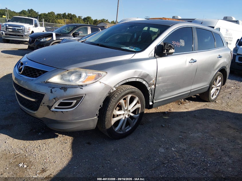 Vin: jm3tb3dv2c0367394, lot: 46633132, mazda cx-9 grand touring 20122