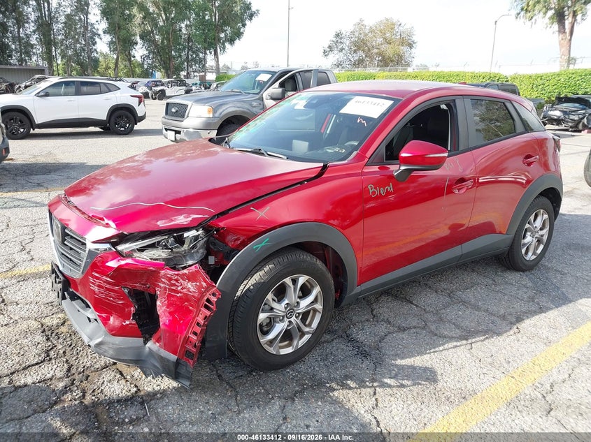 Vin: jm1dkdb7xl1466143, lot: 46633145, mazda cx-3 sport 20202