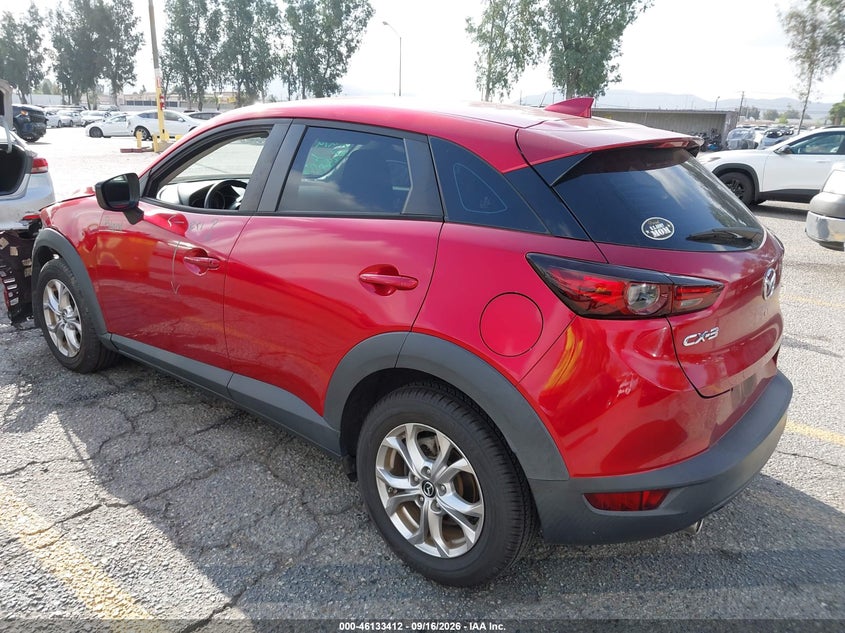 Vin: jm1dkdb7xl1466143, lot: 46633145, mazda cx-3 sport 20203