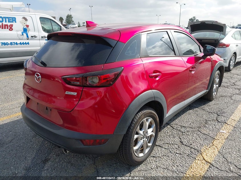 Vin: jm1dkdb7xl1466143, lot: 46633145, mazda cx-3 sport 20204