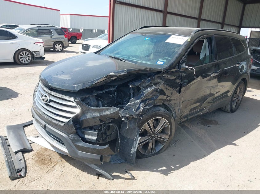 2013 Hyundai Santa Fe, Front End, IAAI, VIN KM8SR4HF4DU001175 — photo 2