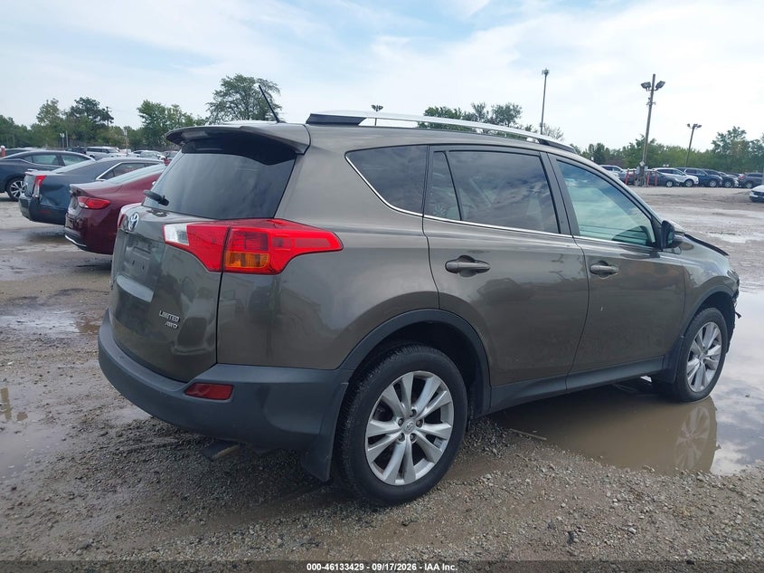 Vin: 2t3dfrev4dw053455, lot: 46633162, toyota rav4 limited 20134