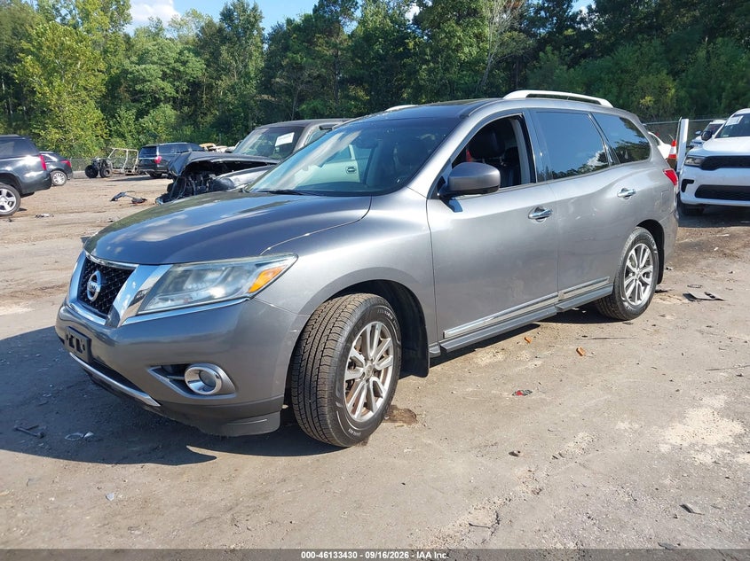 Vin: 5n1ar2mm7fc706131, lot: 46633163, nissan pathfinder sl 20152