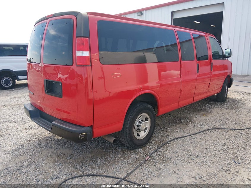 Vin: 1gazgnfg4l1253138, lot: 46633172, chevrolet express passenger rwd 3500 extended wheelbase ls 20204